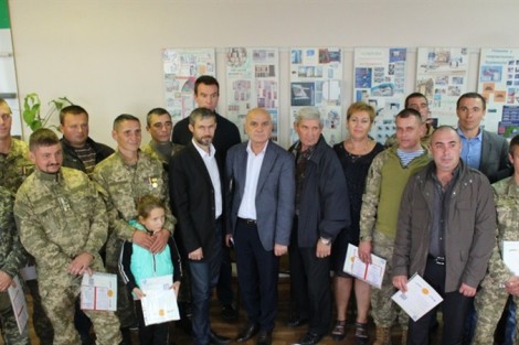 Zaporizhia’s Graduates from Occupational Re-training Courses for ATO Veterans Presented with Diplomas