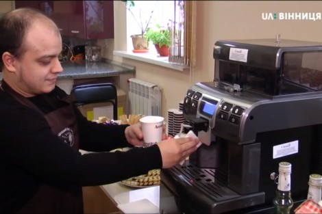 In Vinnytsia people with disabilities are taught the profession of barista