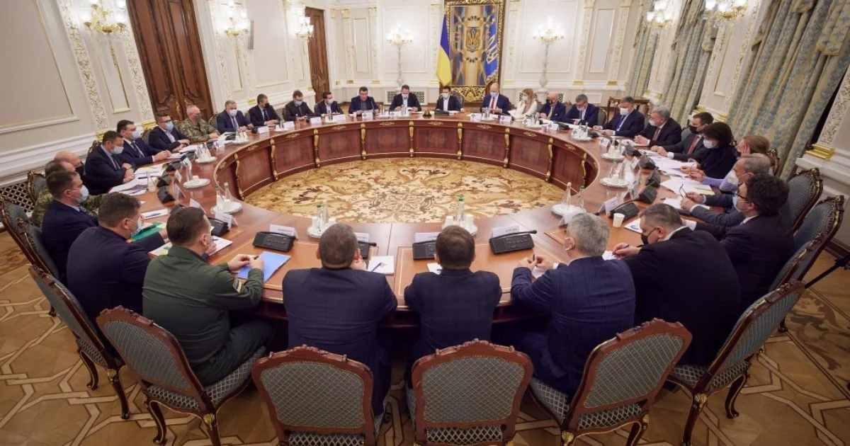 Засідання СНБО України щодо заяв Лукашенка про наземну операцію